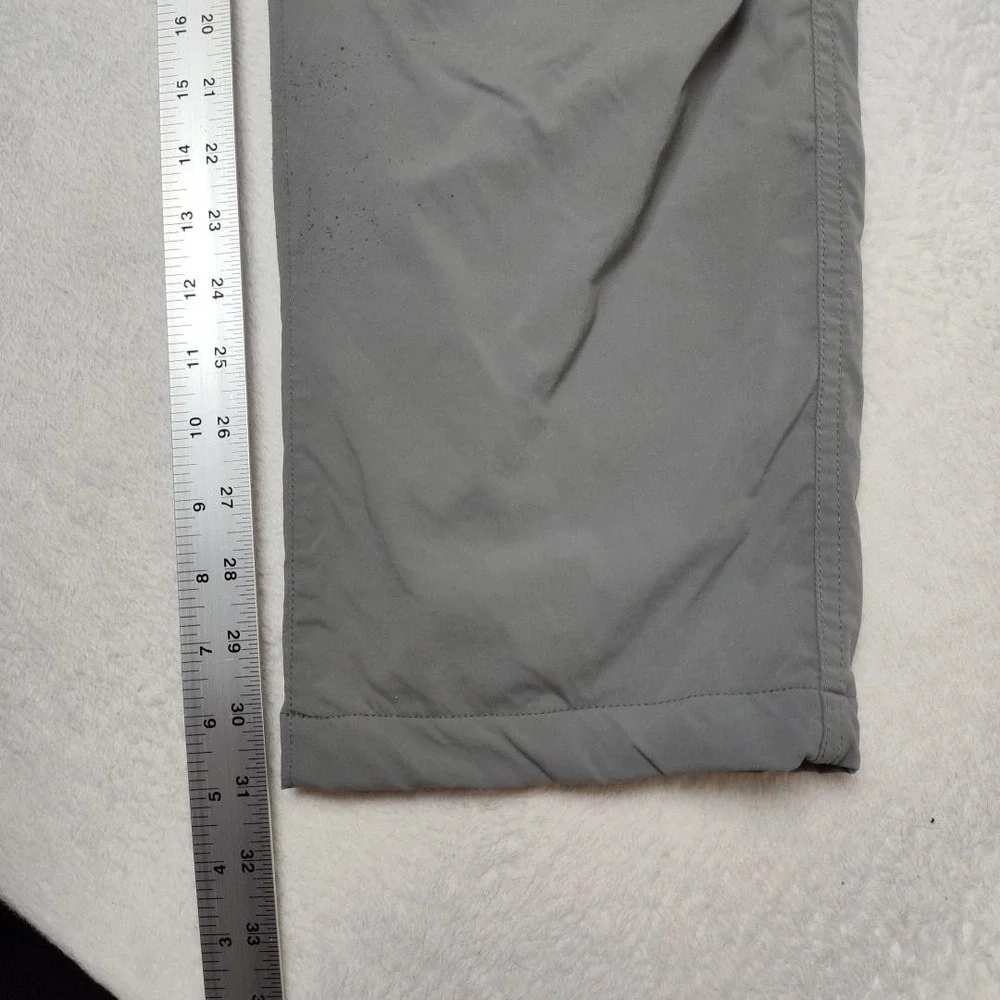 Orvis Pants Mens XL 38x32 Gray Fleece Lined Outdoor Hiking Travel Winter Work‎
